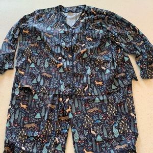 Summersalt The Cloud 9 Silky PJ Set - Menagerine 2XL